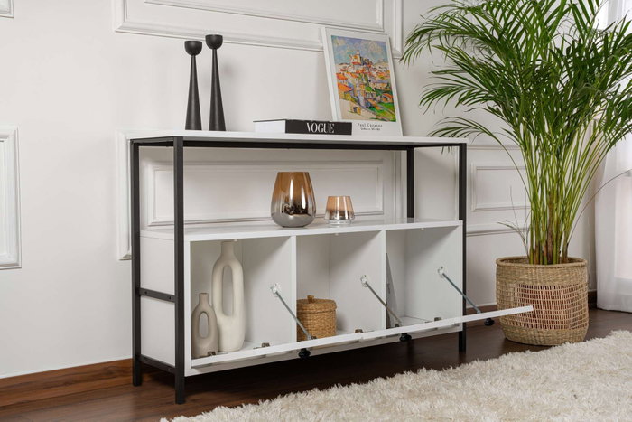 Nordure Solace Consola Blanco y Negro
